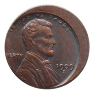 1909 Lincoln coin One Cent Error Coin Repro