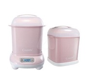 康貝 Combi Pro360 PLUS高效烘乾消毒鍋+保管箱組-優雅粉