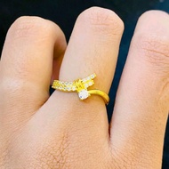 Andini Cc999 Gold Ring, Durable and Long-Lasting - Rust-Resistant Jewelry