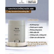 ABIB AIRY SUNSTICK SMOOTHING BAR waterproof chemical sunscreen