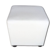 wipapha เก้าอี้สตูล ทรงลูกเต๋า รุ่น WP-PH1 ผ้าหนังเทียม ขนาด 30x30 cm