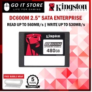 Kingston DC600M 2.5" SATA Enterprise 6Gbps SATA 3.0 3D TLC NAND SSD - 480GB / 960GB / 1920GB / 3840G