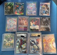 PTCG 噴火龍SSR30週年promo 火箭兵團卡套仙子伊貝 太陽伊貝 莉莉艾阿羅拉 HJHH1* BGS CGC SAR AR SR MA M2A m4 UR 比卡超