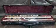 95% New Yamaha Flute 221 Made in Japan w/ original hard  case 幾乎全新 日本製 Yamaha 221 長笛 連原裝手抽硬盒