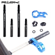 RISK Bicycle Tube Valve Extender Adapter Bicycle Tube Valve Extender Bicycle Presta Hub Extender Int