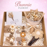 Bunnie Florist BF65 girlfriend gift Set with flower card