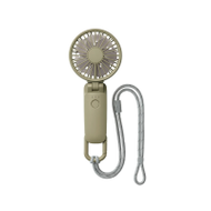 Rhythm พัดลมพกพา โมเดล 2025 Handy Fan Silky Wind Mobile 3.2 - 9zf040rh พัดลมพกพา ไม่มีเสียง สีเขียว-