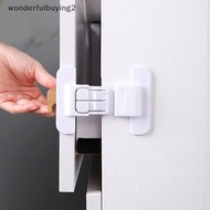 wonderfulbuying2 New 1Pcs Home Refrigerator Lock Safety Fridge Freezer Door Lock Multi-function Safety Locks Children Security Protector wonderfulbuying2