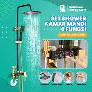 Bathroom Shower 4-in-1 Shower Set Shower Head Built-in Household Booster Shower Head