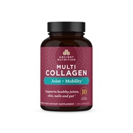 Collagen Pills for Joint Support by Ancient Nutrition, Multi Collagen Capsules 90 Ct, Joint + Mobili