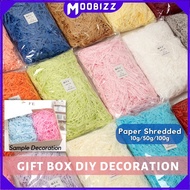 10g/50g/100g Colorful Paper Shredded Colorful Gift Box Decoration Crinkle Crepe Rough Paper Shredder For Filler Gift Box