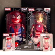Bearbrick Marvel一番賞 Spiderman Iron Man