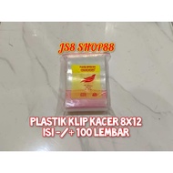 PLASTIC CLIP KACER 8x12 PLASTIC ZIPLOCK CLIP ZIPPER 8 x 12 100% ORIGINAL QUALITY KACER BRAND