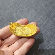 Antique Miscellaneous Items Simulation Gold Ingot Gold Ingot Fu Lu Shou Xi Cai Gilt Gold Red Gold Go