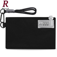 Coin Purse for Cash Lockable Money Bag Locking Bank Bag for Passports Credit Cards and Valuable Stor