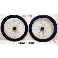 Fixie rim 700 sesuai untuk basikal fixie size 700. tayar size700x23C , 700x25C , 700x28C
