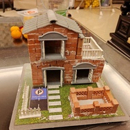 DIY -- Simulation House Building Blocks Mini French Puri Small Page Building Bricks Mini French Smal