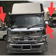 FZ Hino Dutro WU720 XZU710 Chrome Side Mirror Cover ( Big / Round)