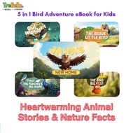 5 in 1 Bird Adventure eBook for Kids (PDF) | Heartwarming Animal Stories & Nature Facts