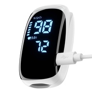 Pulse Oximeter Fingertip, Pulse Oximeter with Rechargeable, Oxygen Meter Finger Pulse Oximeter, Fing