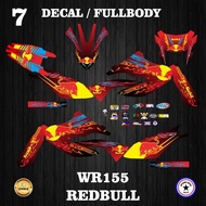 [✅Garansi] Decal Striker Wr 155 Variasi Redbull Sticker Full Body