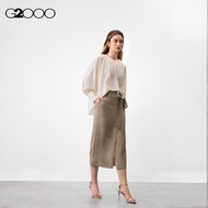 G2000 High Waist Leno Weave H Shape Skirt