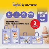 [BUNDLE OF 3 PACKS] FAYBEL Baby Essential Disposable Baby Diaper - PANTS (Various Sizes)