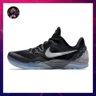 Kobe Venomenon 5 Black Silver Sports Basketball Shoes For Men OEM Sneakers With Spike