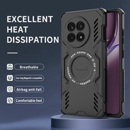 Casing For OnePlus 13R 1+ 13R 1+13R Phone Case Heat Dissipation Iron Ring Magnetic Compatible Four C