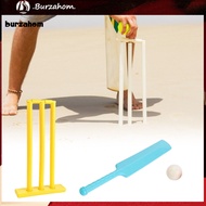 BUR_ Durable Cricket Toy for Kids Cricket Bat and Ball Set for Children Kids Cricket Set for Fun Par