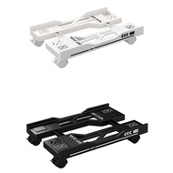 Adjustable Computer Host Bracket Mobile PC Holder Cart Computer Tower Stand
