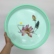 Round Plastic Tray, Tan Lap Thanh Plastic High Rim Round Tray in Many Sizes 2T5/3T/3T5/4T/4T5/5T