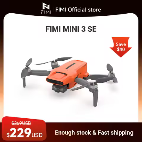 FIMI MINI 3 SE new drone Hybrid 3-axis Gimbal 4K 30fps 9km range 245g Ultralight design 12MP smart t