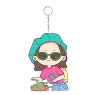 Cool Green Keychain Baby Keychain
