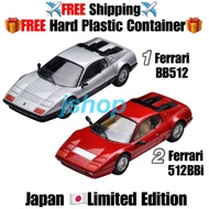 【Ready Stock in MY】Tomica Limited Vintage Neo Ferrari BB512 Silver Ferrari 512BBi Red