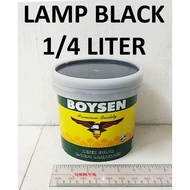 BOYSEN LATEX COLOR LAMP BLACK B-1490 FOR WOOD AND CEMENT ( 14 LITER ) ------------------ 14 LITER
