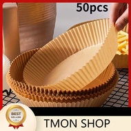 50 Pieces 100 Pieces 20cm Air Fryer Parchment Lined Air Fryer Special Paper Plate Oven Baking Grill Tool Plate