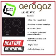 Aerogaz AZ-6528VC 60cmVitroceramic Hob| Local Singapore Warranty | Express Free Home Delivery