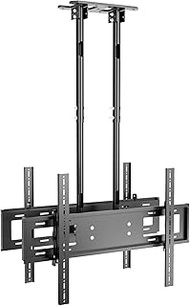 Ceiling TV Mount, Adjustable Hanging Double Suspension Bracket Fits Most 60-100 inch LCD LED OLED 4K