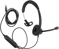 Mobile Headset Comfortable Mute Microphone Rugged Construction Clear Calls Call Control RJ9 Noise Canceling Business Trucker Headset for Video Chat