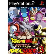 Dragonball Super Deluxe3 ps2 แผ่นไรท์ เกมps2 แผ่นplay2 Dragon ball ps2 ดราก้อนบอลsuper