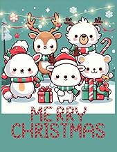 Merry Christmas: il magico mondo del natale: libro da colorare per bambini e ragazzi divertente immagini natalizie babbo natale biscotti
