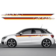 Car Waist Line Vinyl Decals Racing Stripes Sticker Accessories For Audi A1 8X GB 8XF 8XA Sportback Q