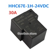 1pc 30A relay T90 HHC67E-1H-24VDC 4-pin electric welding machine relay 240VAC 30A/24V, guaranteed qu