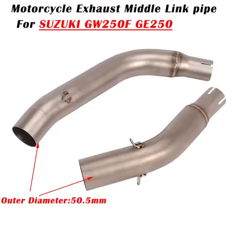 Slip On For SUZUKI GW250 GE250 GW 250 Motorcycle Exhaust Escape Modified System Muffler Stainless St
