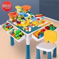 GDeal Multifunctional Kids Building Block Table Toy Educational Kindergarten Block Assemble Table Wi