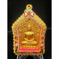 Master  Lp Sin Nua Phong Guman Plai with Gold Paint  Phra Khun Paen大名鼎鼎龙婆醒(龙婆添徒弟)督造有加入龙婆添派古曼粉经粉金漆版人缘