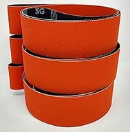 2X72 24 Grit Belt Sander Grinder Sharpening Sanding Grinding Belts Orange
