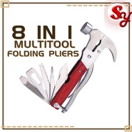 Multitool Folding Pliers Handtool Hammer Outdoor Camping Hatchet Multi-Functional Stainless Steel Su