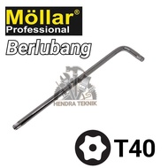 KEY BINTANG T40 CRV MOLLAR LONG T 40 DISC KEY L KEY BINTANG T40 GLOSSY CHROME VANADIUM HOLE